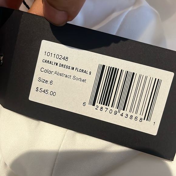 Halston CARALYN DRESS IN FLORAL SEQUIN NWT - Picture 7 of 17